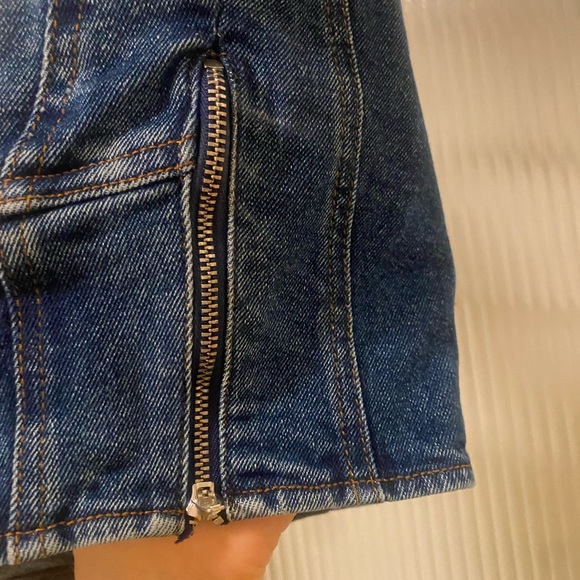 Paloma Wool Ramon denim crop top bustier corset - Picture 5 of 6